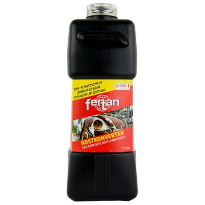 Solutie tratament antirugina, protectie anticoroziune Convertor Rugina Fertan 1l foto