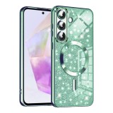 Husa pentru samsung galaxy a36, glitter magsafe, atasare magnetica, light green