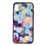 Husă iPhone XS, TPU + Sticlă, Design 07, Premium