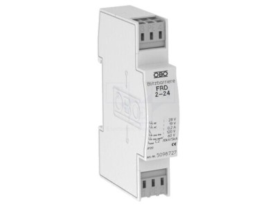 Limitator de supratensiuni Tip 2 3 Poli OBO BETTERMANN 2 19VAC -40&amp;divide;80&amp;deg;C foto