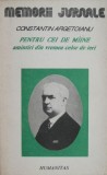 Pentru cei de maine. Amintiri din vremea celor de ieri. Volumul al III-lea. Partea a V-a (1916-1917) &ndash; Constantin Argetoianu