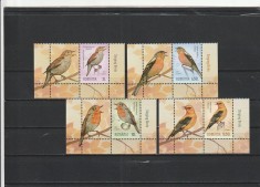 ROMANIA 2022 LP 2391 PASARI CANTATOARE SERIE CU VINIETA 1 MNH NESTAMPILATA