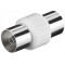 Adaptor Coaxial mama - Coaxial mama plastic Goobay