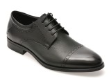 Pantofi eleganti EPICA negri, J3856, din piele naturala