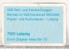 Bnk cld Calendar de buzunar - 1990 - Germania - Leipzig