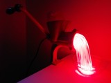 Veioza veche masina tocat lampa anti risipa eco upcycling steampunk hipster DIY
