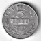 AUSTRIA 5 SCHILLING 1961 ARGINT STARE FB