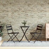 vidaXL Panouri de perete 3D, model cărămidă, nisipiu, 10 buc., EPS 147201