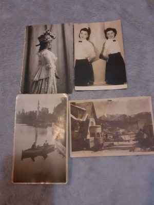 LOT CARTI POSTALE PERIOADA INTERBELICA, 3+1, 1 CIRCULATA SI 3 NECIRCULATE foto