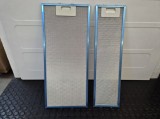 Set filtre hota incorporabila Pyramis / Hansa , 2 bucati asimetrice . din aluminiu, usor indoite , 47.7 x 20.4 cm / 47.7 x 12.9 cm / N3