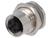 Soclu M12 4 PIN Ethernet IP67 250V, TE Connectivity