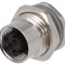Soclu M12 4 PIN Ethernet IP67 250V