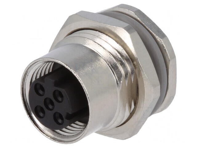 Soclu M12 4 PIN Ethernet IP67 250V