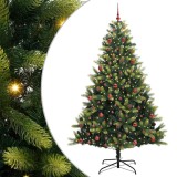 VidaXL Pom de Crăciun artificial cu ramuri articulate și 300 de LED-uri 3396000