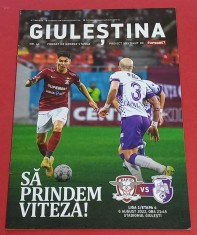 Program meci fotbal &quot;GIULESTINA&quot; / RAPID BUCURESTI - FC ARGES PITESTI (06.08.2022)