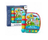 Carticica interactiva pentru bebelusi, My First Activity Book, EMC ONSHOP&reg; cu sunete, lumini si activitati senzoriale, 18 luni+