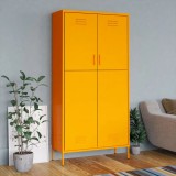 Gossi sifonier, galben mustar, 90x50x180 cm otel