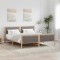 vidaXL Cadru de pat cu headboard Gri taupe 180 x 200 cm țesătură 3394251