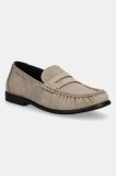 Marc O&#039;Polo mocasini din piele intoarsa FIONA 1B femei, culoarea bej, cu toc plat, 50118633202300