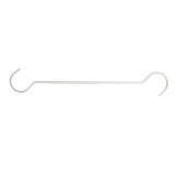 Cuier metal alb 110x6x1 cm