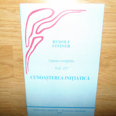 CUNOASTEREA INITIATICA -RUDOLF STEINER OPERE COMPLETE VOL.227