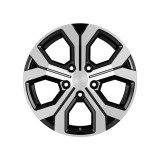 Jante AGT 17x6.5 ET40 5x114.3 negru polish compatibile Dacia Renault Nissan Toyota Cod: AGT 17260-1491