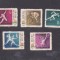 Timbre China 1955, seria SPORT, 5 val serie completa.