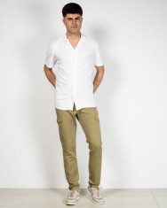 Pantaloni casual tip cargo cu buzunare 22KOS57030 foto