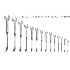 Set chei combinate rasucite 10 - 32mm 14 piese