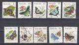 A10 S8 1 - Timbre vechi si foarte vechi - Australia - fluturi