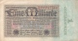 GERMANIA 1.000.000.000 marci 1923 VF+!!!