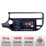 Navigatie Kia Rio 2014-2017 Edotec Kit-504 8 core QLED 2K 16+512 360 Android Waze USB Navigatie Internet Youtube Radio CarStore Technology