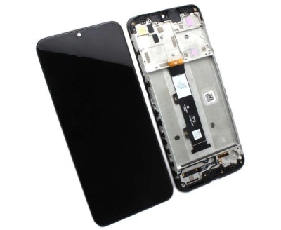 Display Motorola Moto G10 XT2127 cu Rama Black Negru foto