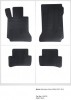 Presuri Cauciuc Auto Dedicate Mercedes C-Class W204 (2007-2014) Frogum, Negre, Set Covorase