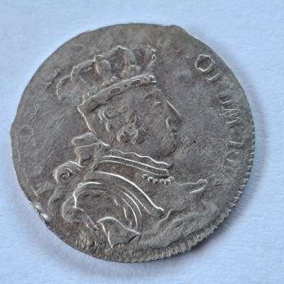 Germania Prusia 6 groschen 1756 C/ Cleve argint Frederic ll foto