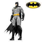 Figurina Acțiune Spin Master, Batman, 30 cm, Capa Textilă, Articulații Mobile, Gri-Negru