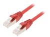 Patch Cord Ethernet Cat.6a S/FTP LSZH Roșu