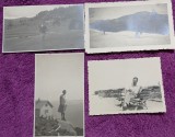 Set de 4 Fotografii, Parintii lui Geo Litarczek, parintele radiologiei romanesti, in excursie, Bucegi 1930, 1937
