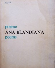 Ana Blandiana - Poeme / Poems (Editia: 1982) foto