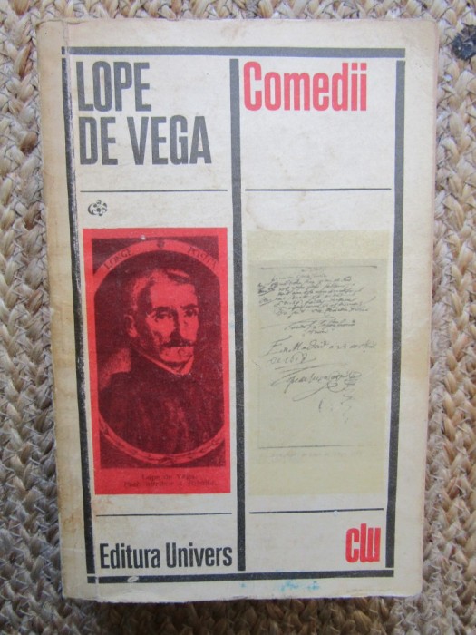 Comedii Lope de Vega - Editura Univers 1972, 770 Pagini, Carte Teatru Beletristica
