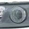 Far Volvo S40 (MS/MW) 10.2003-04.2007 DEPO partea Stanga electric cu motoras tip bec D2S+HB3, culoare rama negru