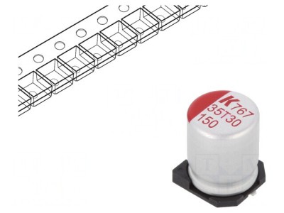 Condensator Polimeric Low ESR 150uF 35V SMD foto