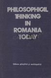 Philosophical thinking in Romania today An anthology