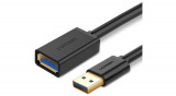 UGREEN Cablu prelungitor USB 3.0 de 0,5 m (negru)