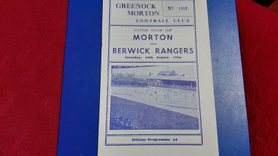 program Morton - Berwick Rangers foto