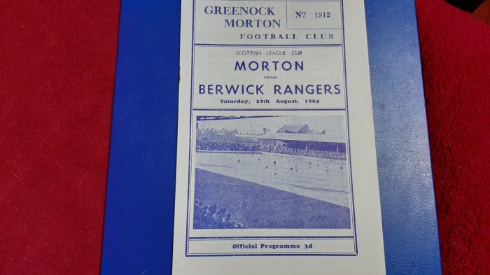 program Morton - Berwick Rangers