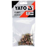 Yato YT-36471 - Piulite nituibile M4 20 bucati