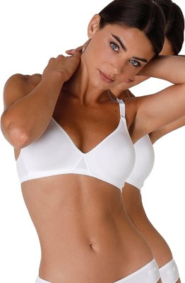 Set 2 sutiene fara armatura Lovable L1604, alb, 75C - OUTLET foto