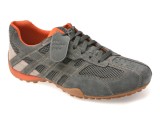 Cumpara ieftin Pantofi sport GEOX gri, U55MNA, din material textil si piele naturala