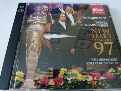 New years concert 97 -Wiener phil., Riccardo Muti 2 cd foto